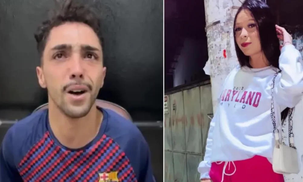 Suspeito confessou crime em vídeo • Montagem CNN/Reprodução