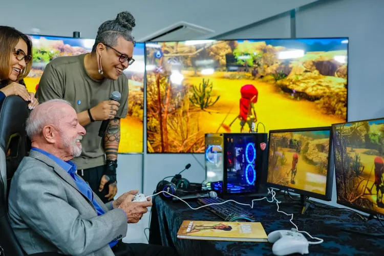 Lula sancionou o Marco Legal para a Indústria de Jogos Eletrônicos Foto: Ricardo Stuckert